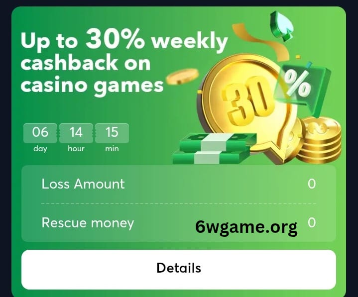 6w game weekly bonus